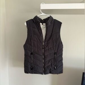 Green Tea vest. Charcoal. Size large. Sherpa lined. Worn once.